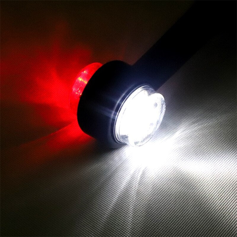 2Pcs Durable Outline Side Marker lights Practical 20cm Waterproof Brightness Car Supplies LED Bulb For Trailer Truck Car Light