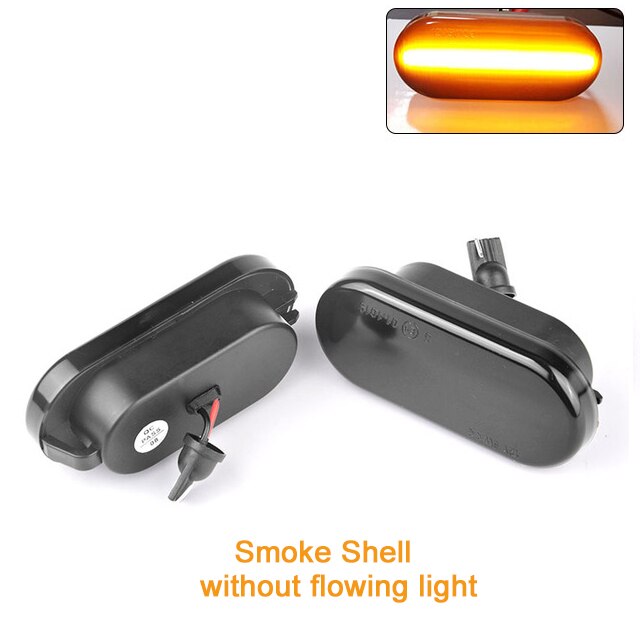 2pcs Auto Led Car Marker Light Dynamic Side Marker Turn Signal Light Flowing Blinker Light For Volkswagen Golf Passat SEAT