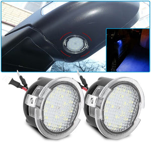 2pcs Pathway Lighting Rear mirror Lamp LED Auto Under Side Mirror Puddle Lights Car led For Ford Mondeo Explorer F-150 EDGE