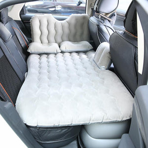 90*135CM Car Air Mattress Travel Bed Inflatable Back Seat Cover Multi functional Sofa Pillow Outdoor Camping Mat Auto Parts