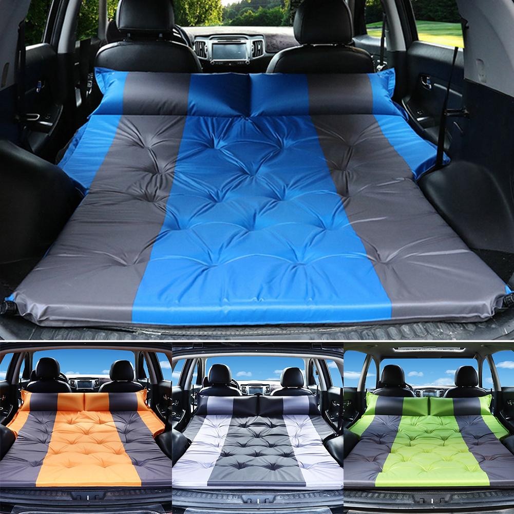 Car Inflatable Bed  Car Mattress Rear Row Car Travel Sleeping Pad Off-road Air Bed Camping Mat Air Mattress Auto Accessories