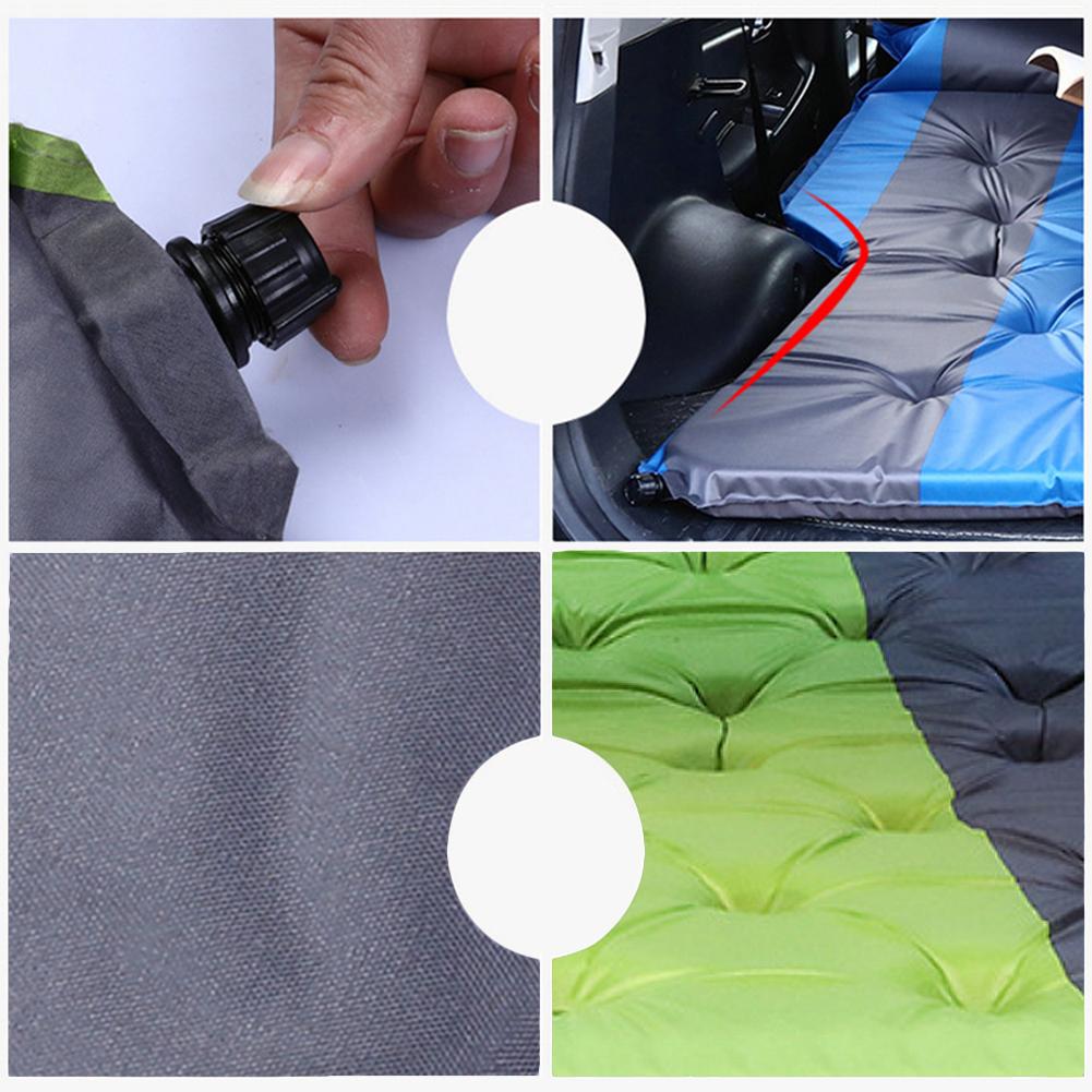 Car Inflatable Bed  Car Mattress Rear Row Car Travel Sleeping Pad Off-road Air Bed Camping Mat Air Mattress Auto Accessories