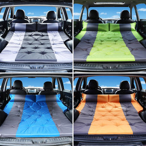 Car Inflatable Bed  Car Mattress Rear Row Car Travel Sleeping Pad Off-road Air Bed Camping Mat Air Mattress Auto Accessories