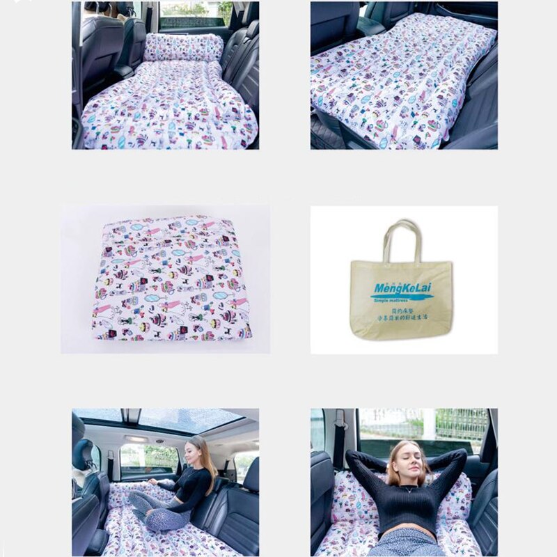 Car Inflatable Bed Outdoor Camping Mat Cushion Car Travel Bed air inflatable travel mattress bed Car Accessories for Back Seat