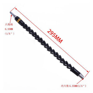 Car Repair Tools Black 295mm Flexible Shaft Bits Extention Screwdriver Bit Holder Connect Link Electronics Drill 1/4\" Hex Shank