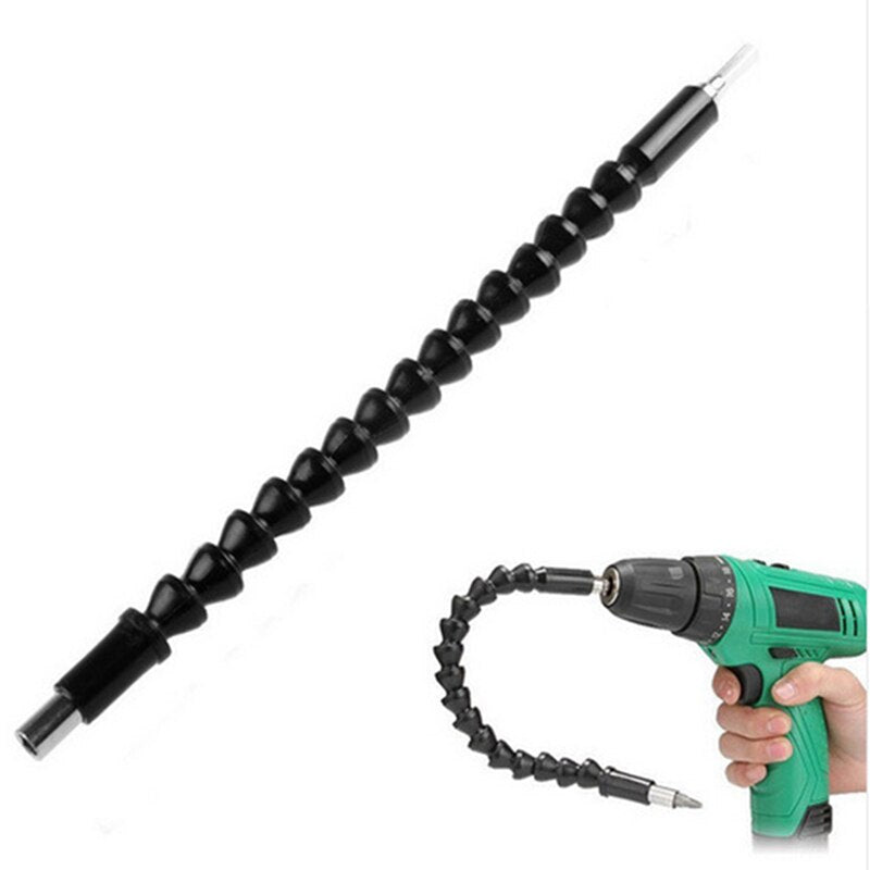 Car Repair Tools Black 295mm Flexible Shaft Bits Extention Screwdriver Bit Holder Connect Link Electronics Drill 1/4\" Hex Shank