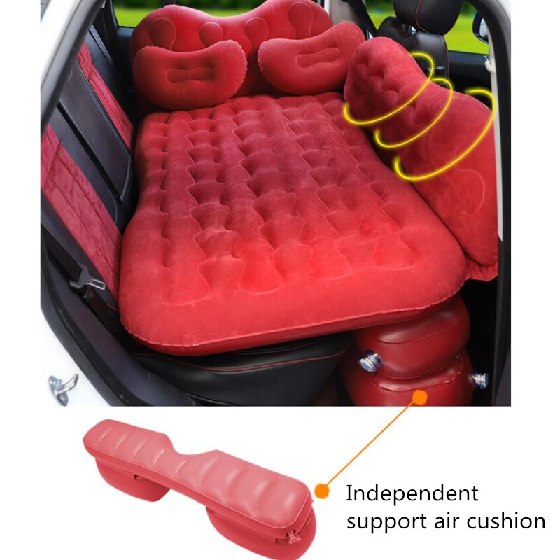 Car Travel Bed SUV Inflatable Mattres Back Seat Outdoor Camping Mattress with Pillow Inflatable Sofa luchtbed Car Accessories