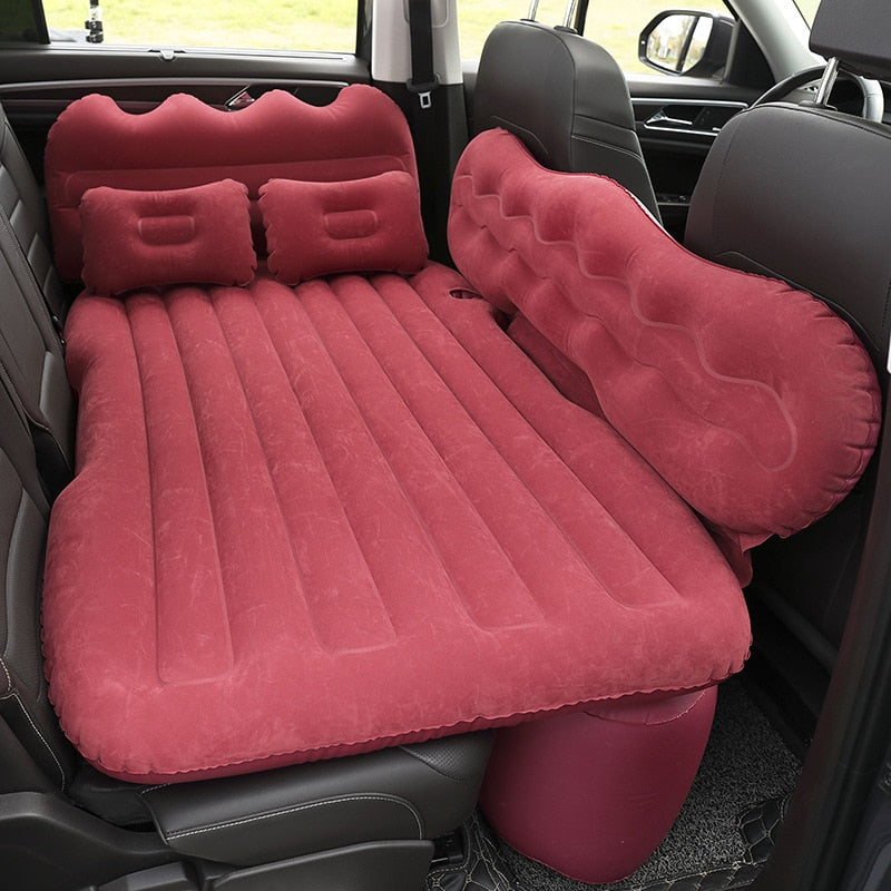 Car inflatable bed car inflatable mattress home suv Back row luchtbed flocking increased file air cushion bed car accessories