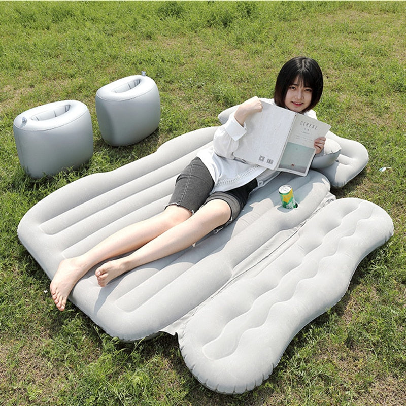 Car inflatable bed car inflatable mattress home suv Back row luchtbed flocking increased file air cushion bed car accessories