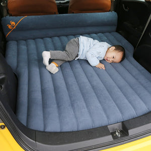 Car inflatable bed flocking fabric car inflatable mattress car SUV bed car supplies free shipping