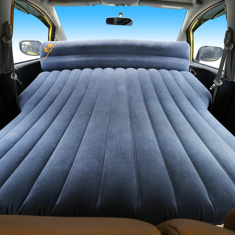 Car inflatable bed flocking fabric car inflatable mattress car SUV bed car supplies free shipping