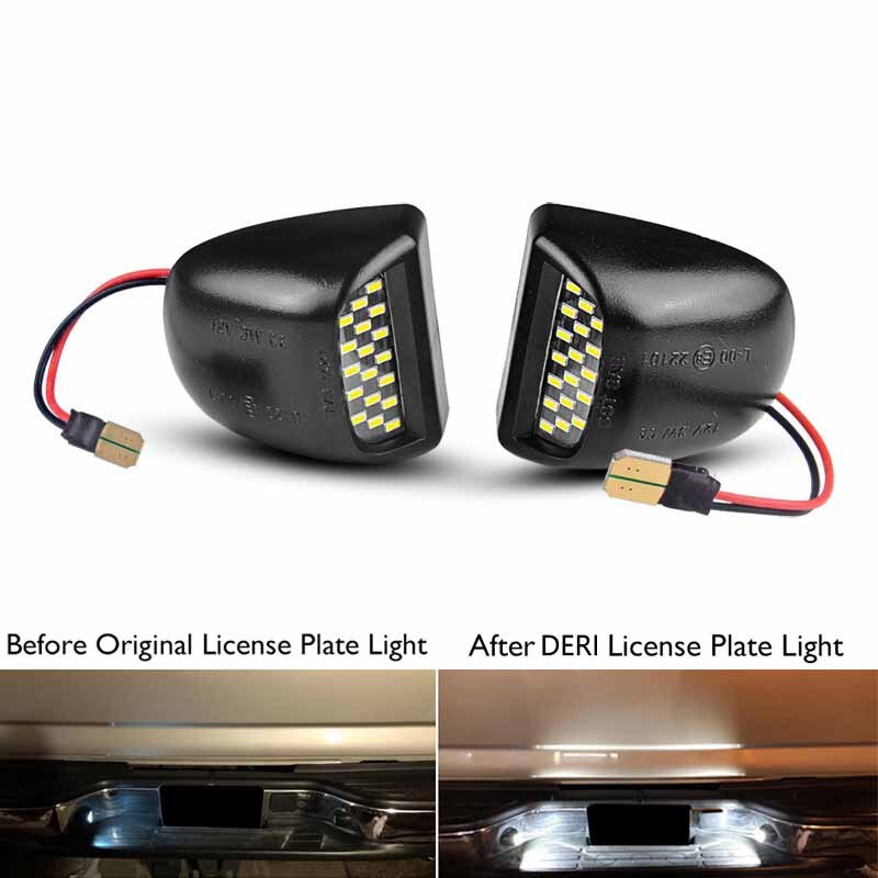 18 SMDs Error free Resistor LED licence plate light plug&play Safety for Silverado 1999-2003 for volkswagen for GMC 5500K