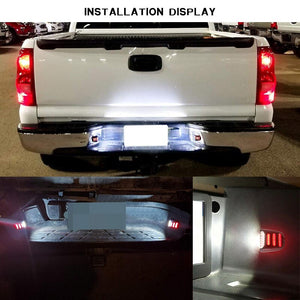 LED License Plate Light Lamp new for Chevy Silverado Avalanche RED OLED Neon Tube led 12v Auto Car Accessories