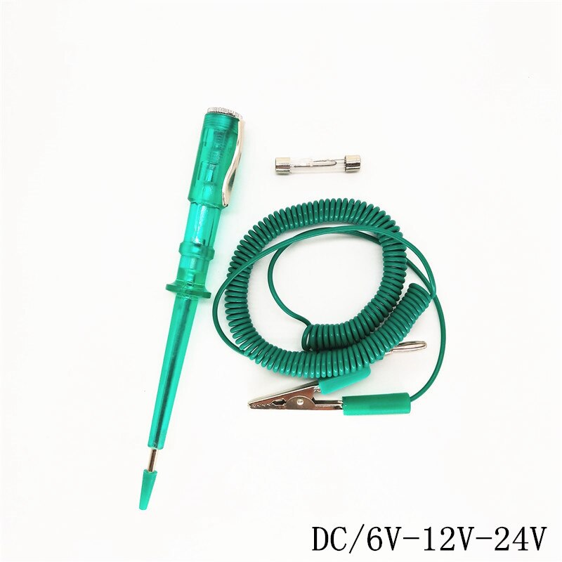 New Car Circuit Tester DC 6V 12V 24V Voltage Auto Vehicle Gauge Test Light Measuring Pen Tester car repair tool battery tester
