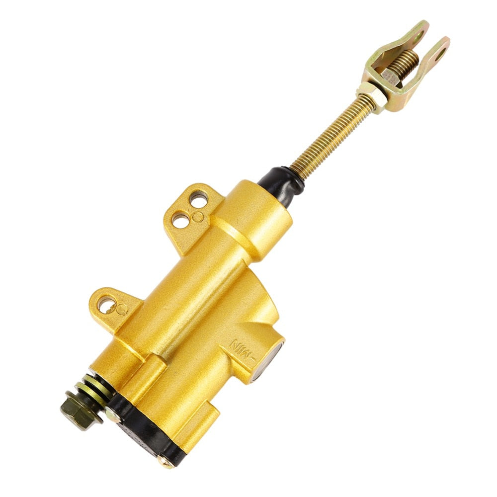 T001 Motorcycle Dirt Pit Quad Bike Sportbike ATV Rear Foot Brake Master Cylinder Pump Motor Accessories