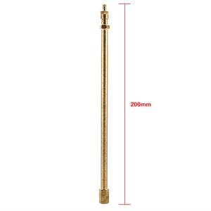 TPMS Tire Valve Stem Brass Metal Tire Valve Extension Straight Bore For Truck Motorcycle Car 100mm/ 140mm/200mm